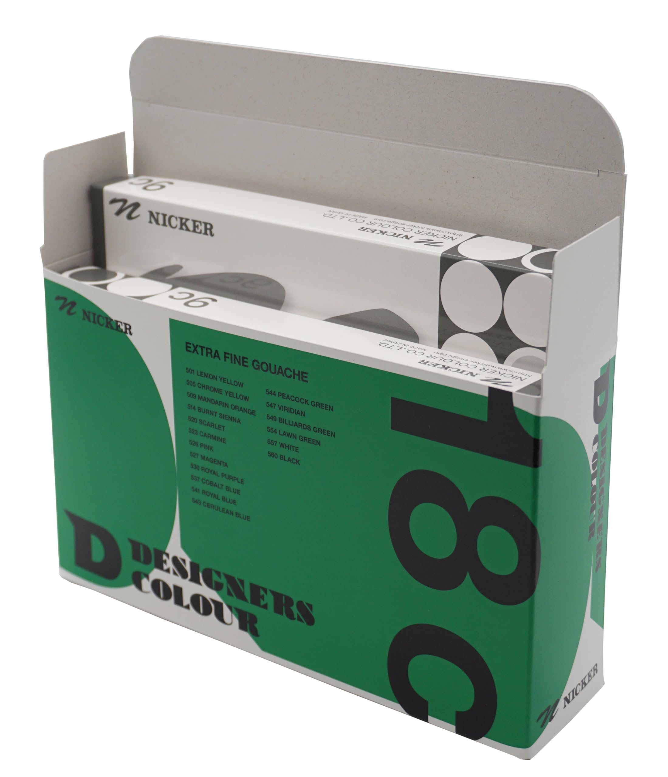 (未使用･未開封品)　ニッカー 水彩絵具 デザイナースカラー 18色セット 20ml(6号) ar3p5n1 Amazon | ニッカー 水彩絵具 デザイナースカラー 18色セット